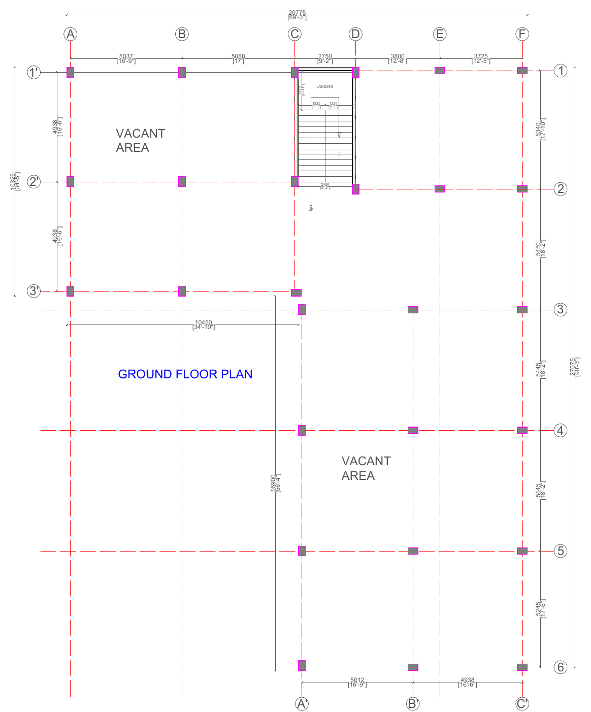 Ground floor plan — Sed Gyued Monastery School