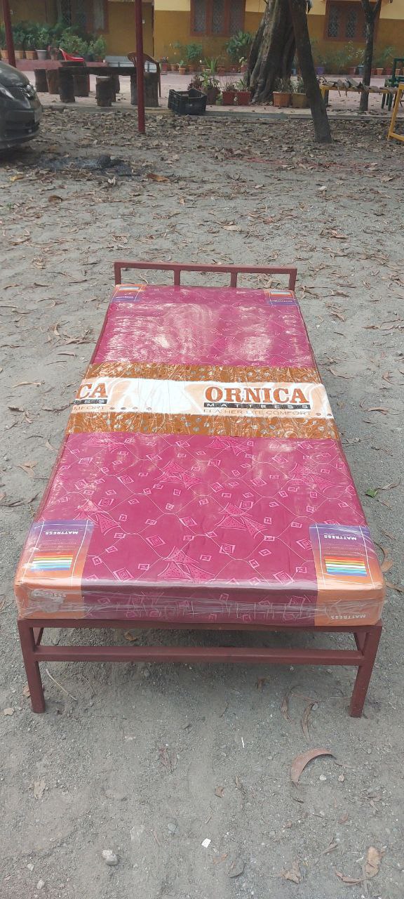 Bed with Bed Linens