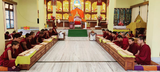 Recitation of Twelve Volumes of One Hundred Thousand Versed Prajnaparamita Sutra