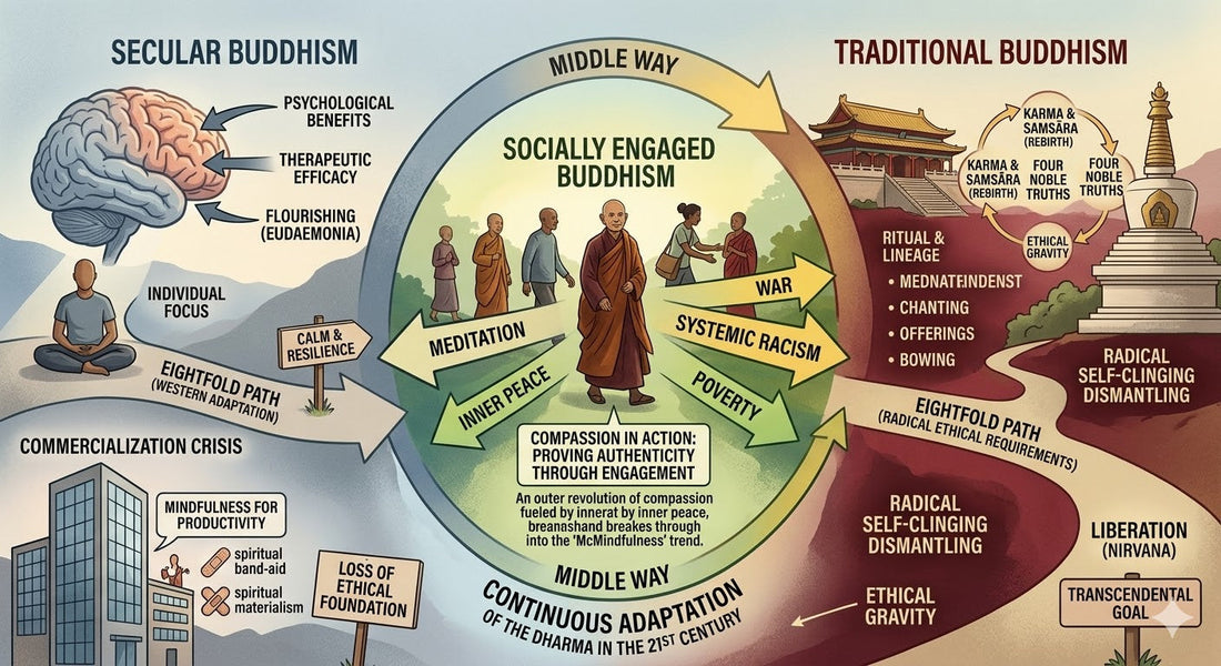 Secular Buddhism vs. Traditional Buddhism: The "Authenticity" Debate