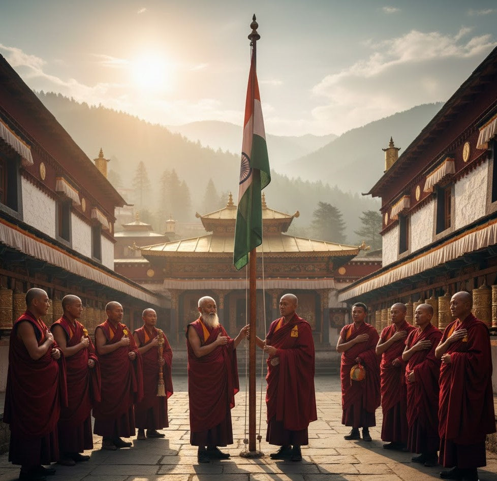 A Prayer for the Republic: How Tibetan Monks Celebrate India’s 26th of January