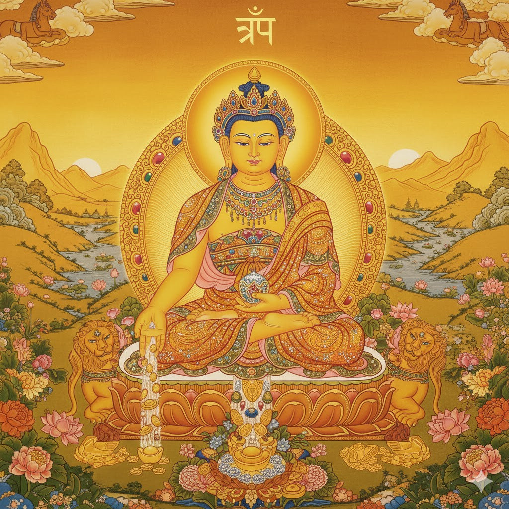 The Jewel-Born Buddha, Ratnasambhava