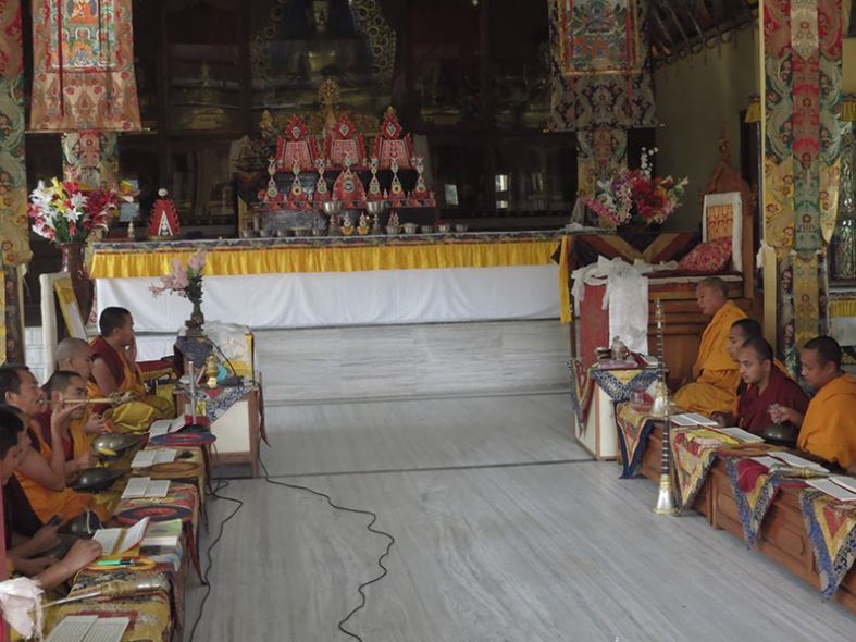 Monthly Kangso Puja  ཟླ་རེ་བསྐང་གསོ་ཆེན་མོ།  	 所有护法供修法会  October 31, 2024