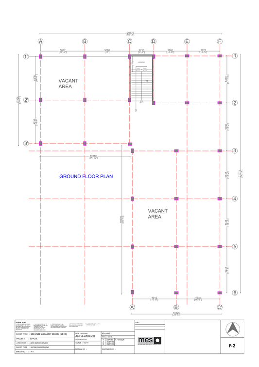 Ground floor plan — foundation level